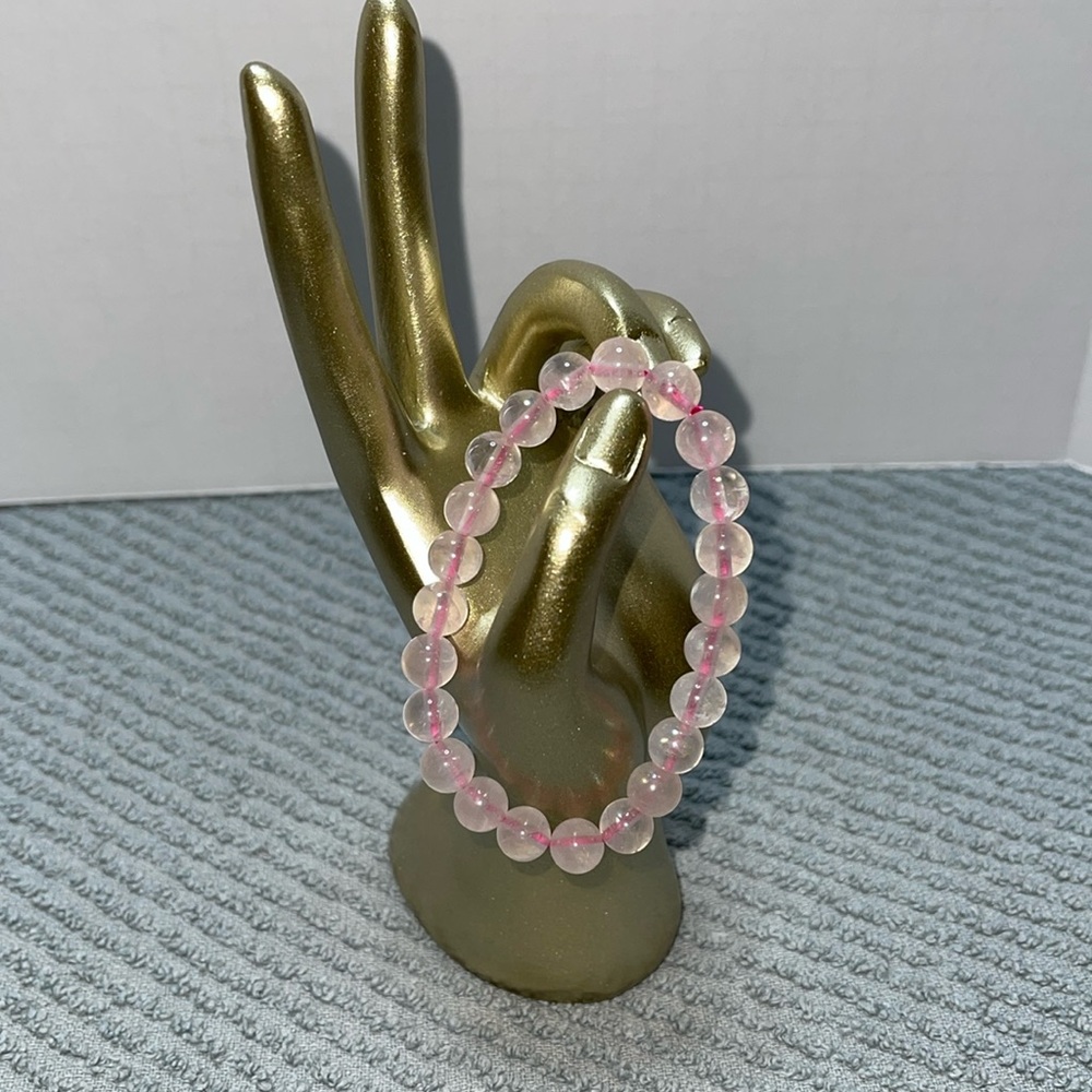 Rose quartz bracelet